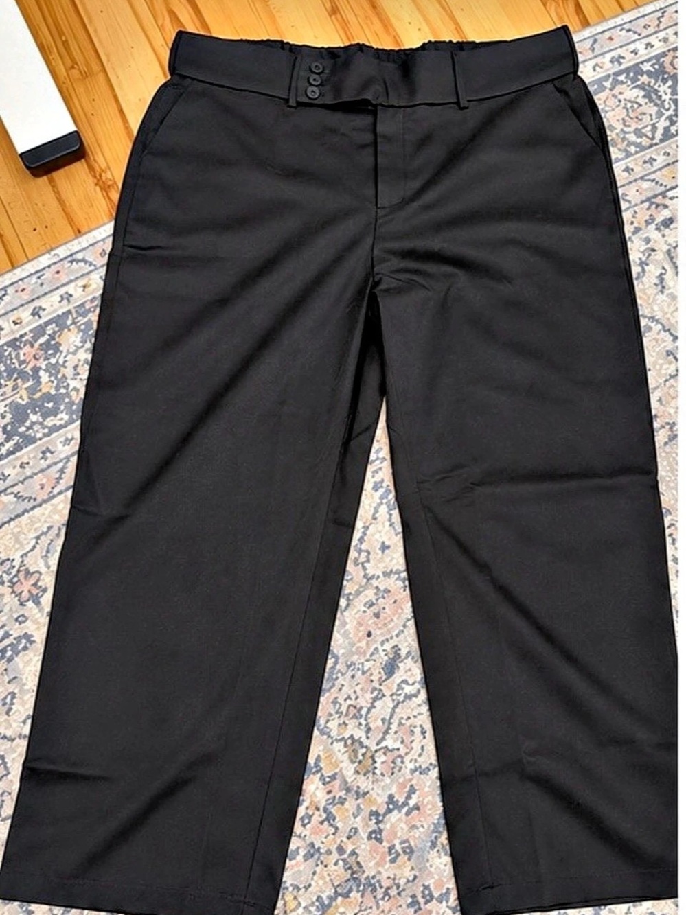 SHEIN Wide Leg Black Size 3XL Like New